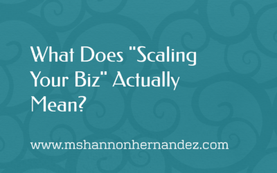 What does “Scaling Your Biz” Really Mean?