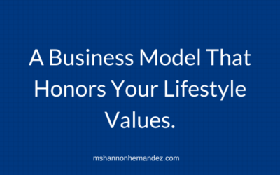 Episode 5: A Business Model that Honors your Lifestyle Values