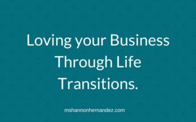 Episode 7: Loving your Business Through Life Transitions