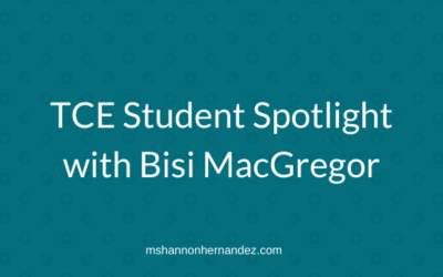 TCE Student Spotlight with Bisi MacGregor