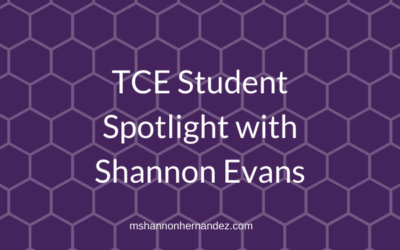 TCE Student Spotlight with Shannon Evans