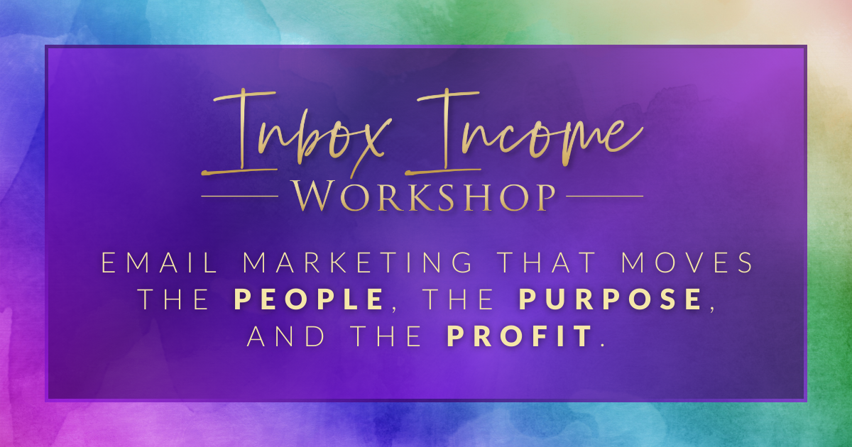 [Inbox Income Workshop] - Joyful Business Revolution