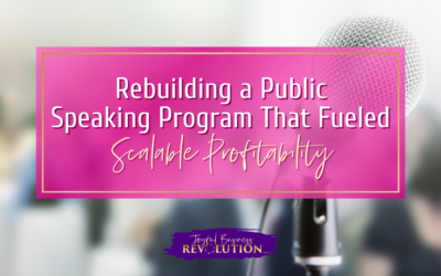 Rebuilding a Public Speaking Program That Fueled Scalable Profitability